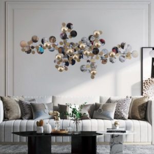 Phù điêu kim loại hiện đại thiết kế sáng tạo