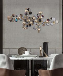 Phù điêu kim loại hiện đại thiết kế sáng tạo