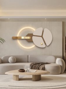 Phù điêu trang trí hình cỏ 3 lá sống động