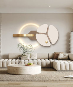 Phù điêu trang trí hình cỏ 3 lá sống động