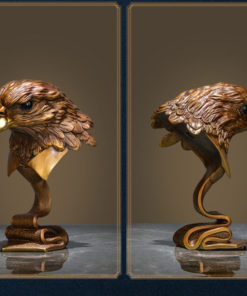 Tượng sếp đại bàng bằng đồng