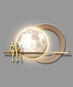 Tranh 3D kết hợp đèn Led phong cách hiện đại