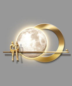 Tranh 3D kết hợp đèn Led phong cách hiện đại