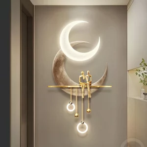 Tranh mặt trăng 3D treo tường bắt mắt