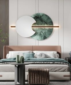 Tranh sắt treo phòng khách tối giản