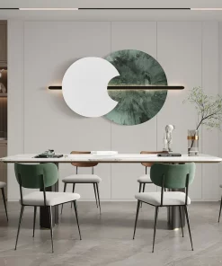 Tranh sắt treo phòng khách tối giản