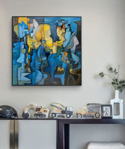 Tranh sơn dầu trừu tượng đẹp