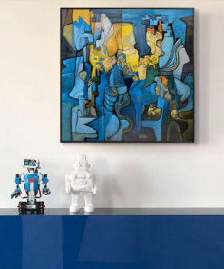 Tranh sơn dầu trừu tượng đẹp