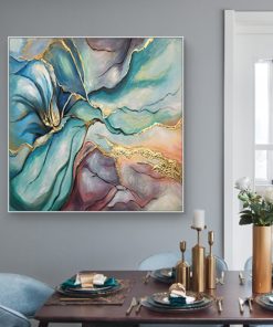 Tranh sơn dầu vẽ tay trừu tượng