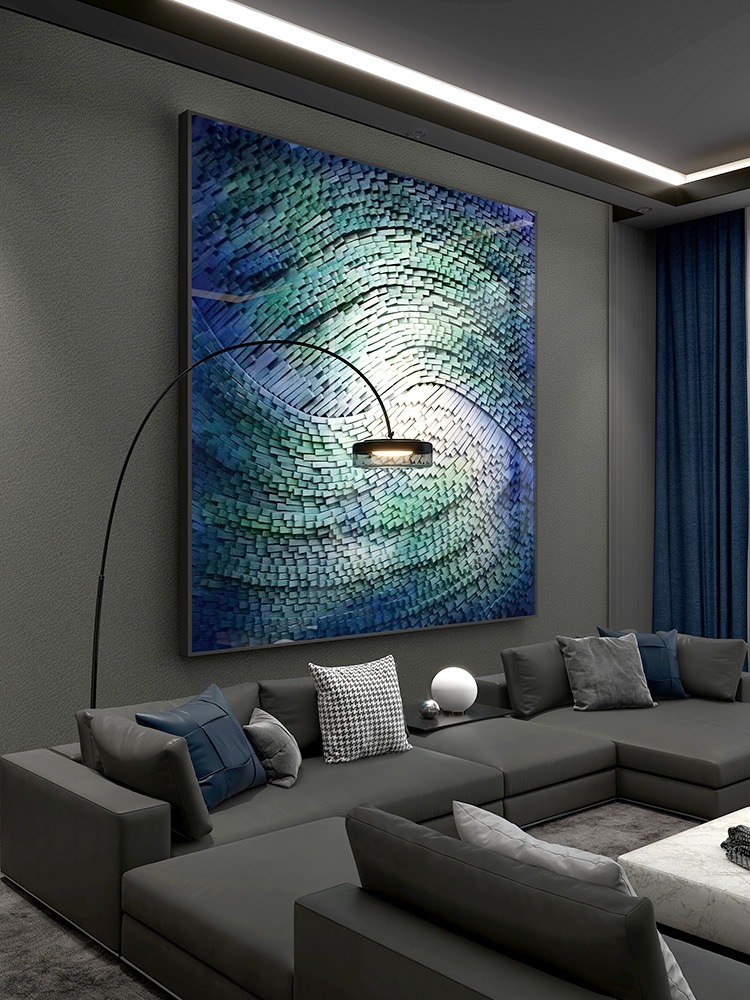 tranh-truu-tuong-3d-kho-vuong-5 Tranh trừu tượng 3D khổ vuông chất liệu cao cấp