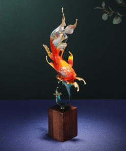 Tượng cá Koi trang trí
