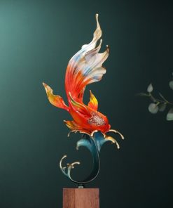 Tượng cá Koi trang trí