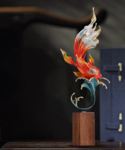 Tượng cá Koi trang trí