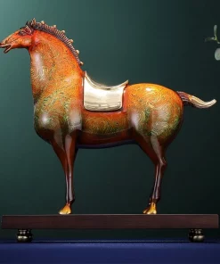 Tượng con ngựa để bàn đẹp CD1820