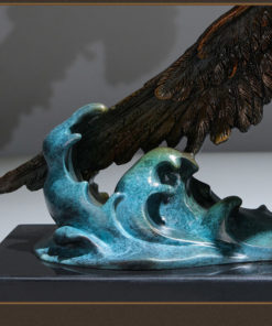 Đại bàng săn mồi giữa biển khơi