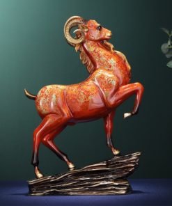 Tượng dê bằng đồng nguyên chất CD1819