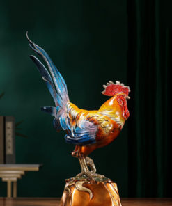 Tượng gà trống may mắn