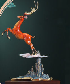 Tượng hươu trang trí văn phòng CD1827