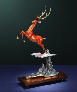 Tượng hươu trang trí văn phòng CD1827