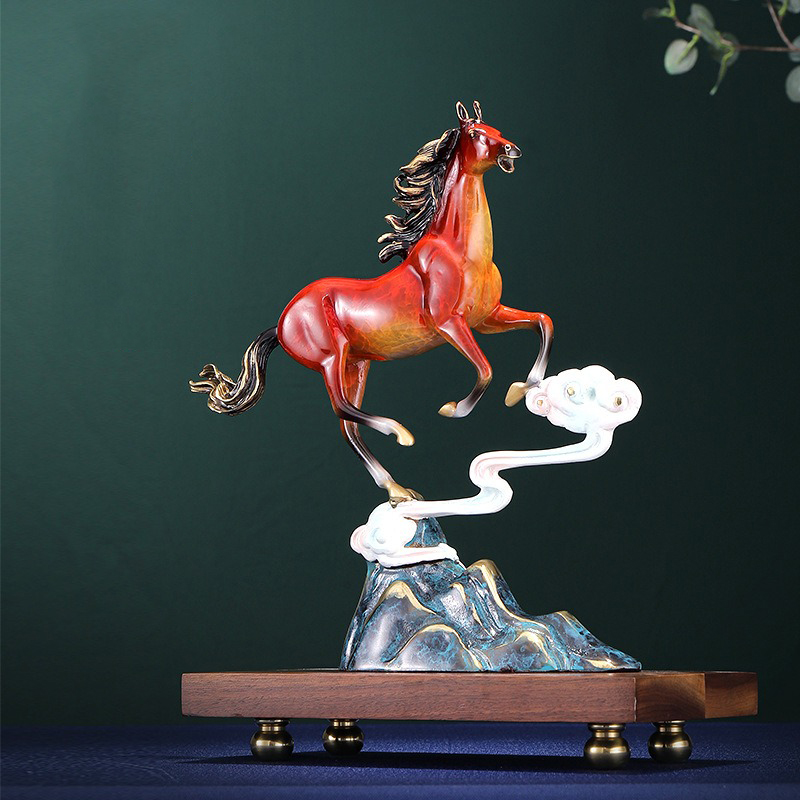 Tượng ngựa cưỡi mây CD1825