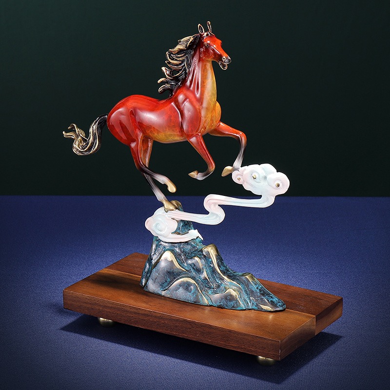 Tượng ngựa cưỡi mây CD1825