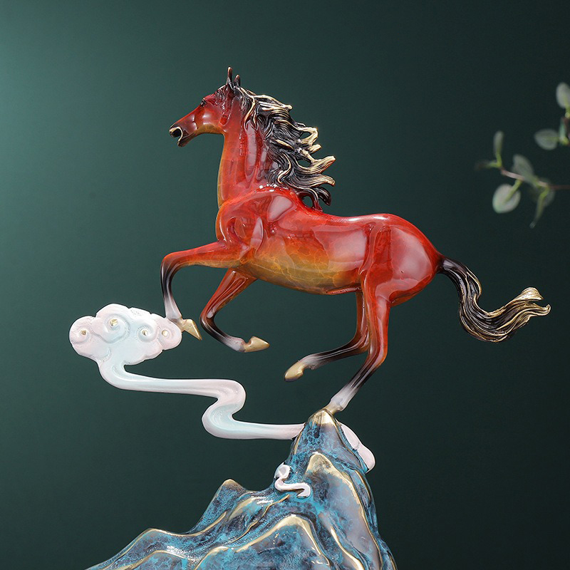 Tượng ngựa cưỡi mây CD1825