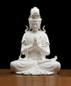 Tượng Quan Thế Âm bằng gốm CD1812