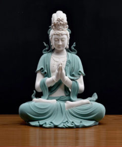 Tượng Quan Thế Âm bằng gốm CD1812