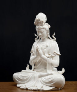 Tượng Quan Thế Âm bằng gốm CD1812