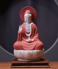 Tượng Quan Thế Âm Bồ Tát bằng sứ trắng CD1814