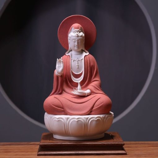 Tượng Quan Thế Âm Bồ Tát bằng sứ trắng CD1814
