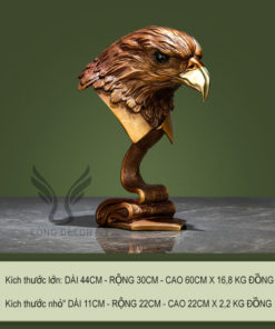 Tượng sếp đại bàng bằng đồng