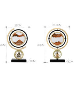 Đồng hồ để bàn kết hợp tranh cát sáng tạo