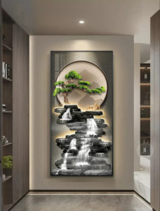 Tranh trang trí hành lang lối đi khổ dọc