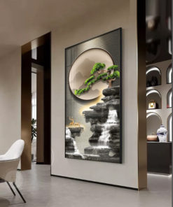 Tranh trang trí hành lang lối đi khổ dọc