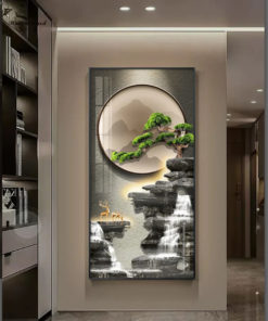 Tranh trang trí hành lang lối đi khổ dọc