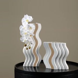 Bình Cắm Hoa Lượn Sóng - Shop Decor Hà Nội