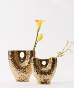 Bình Hoa Hình Học Hai Miệng