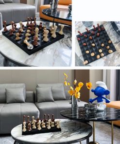 Bộ Bàn Cờ Vua Trang Trí Nghệ Thuật