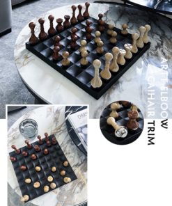 Bộ Bàn Cờ Vua Trang Trí Nghệ Thuật