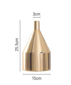 Bộ Lọ Hoa Gốm Mạ Vàng