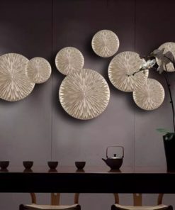 Bộ Phù Điêu 3D Vòng Tròn Giao Thoa