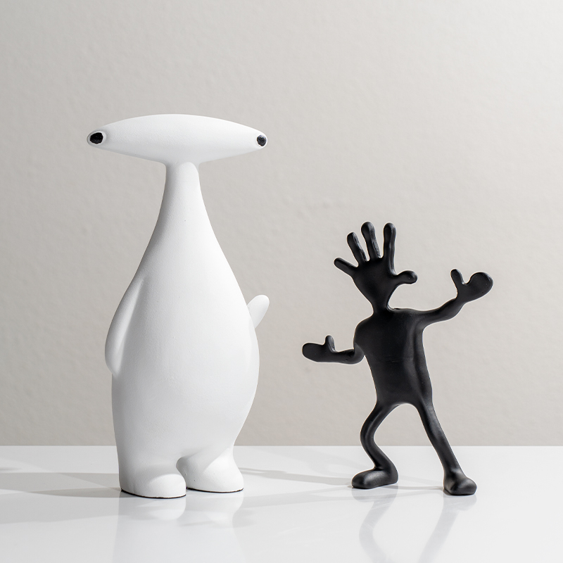 Bộ Tượng Nhân Vật Hoạt Hình Nghệ Thuật