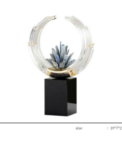 Decor Vầng Trăng Tinh Thể Nghệ Thuật