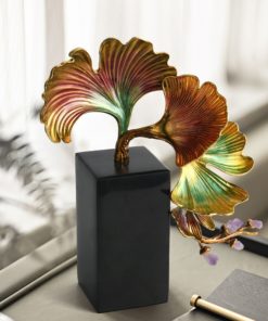 Tượng Lá Bạch Quả Nghệ Thuật Sắc Màu