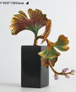 Tượng Lá Bạch Quả Nghệ Thuật Sắc Màu