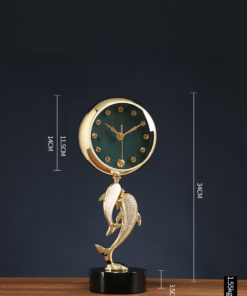 Đồng Hồ Cá Heo Để Bàn