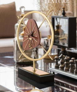 Đồng Hồ Gỗ Óc Chó Để Bàn