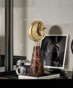 Đồng Hồ Gỗ Óc Chó Để Bàn Sáng Tạo