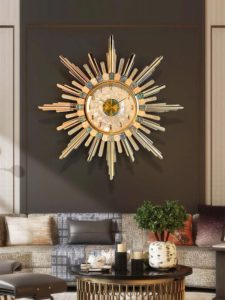 Đồng Hồ Treo Tường Ánh Sao Khảm Trai